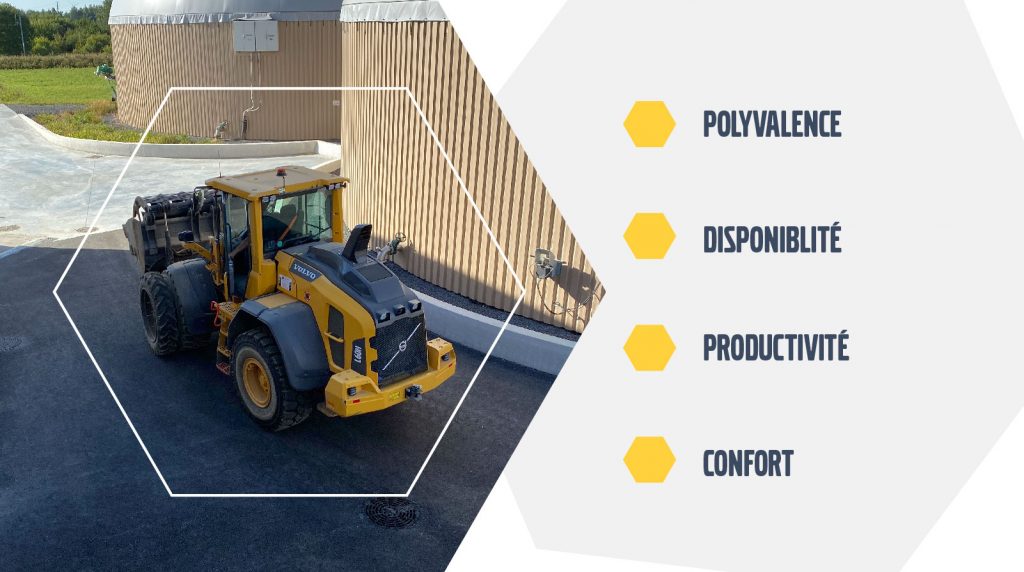 nos solutions pour l'agriculture : les chargeuses VOLVO CE